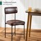 Best Choice Products Faux Leather Dining Chair Set of 2, Standard Height w/ Metal Frame